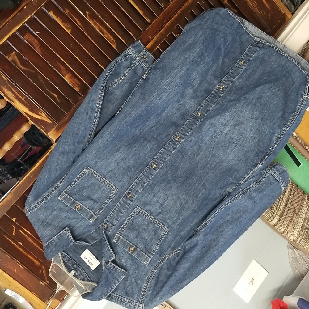 Old navy blue jean dress